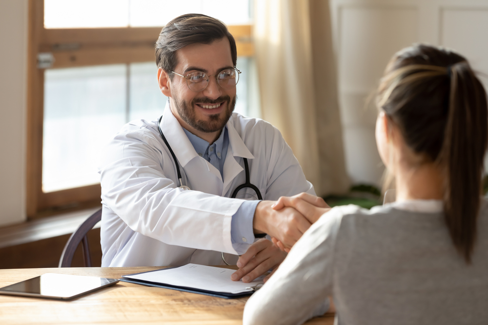 Photo of Doctor and Patient